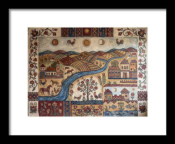 Folk Landscape Mural