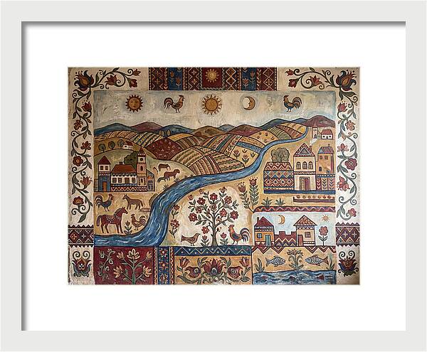 Folk Landscape Mural