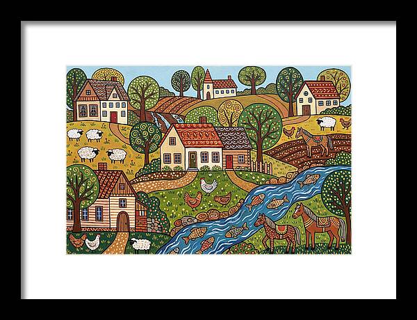 Folk Landscape Serenity