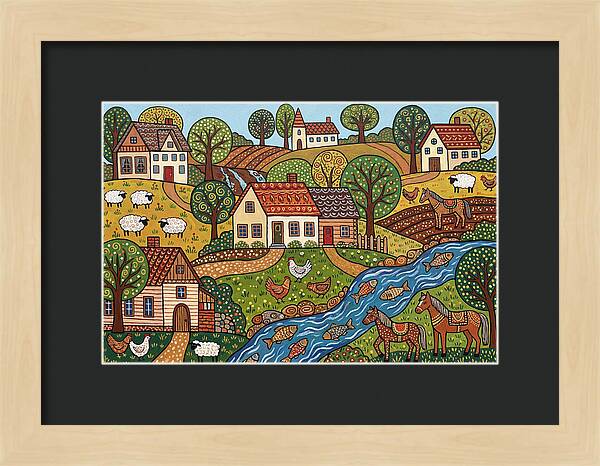 Folk Landscape Serenity