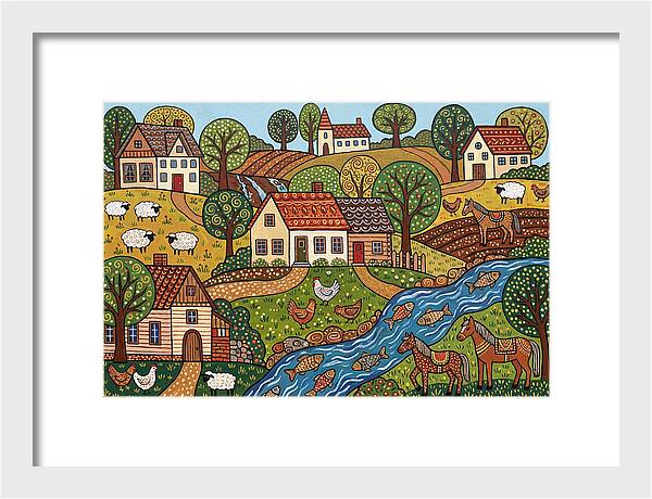 Folk Landscape Serenity