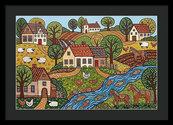 Folk Landscape Serenity