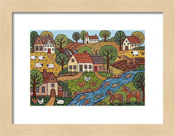 Folk Landscape Serenity