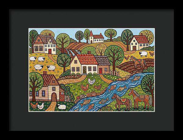 Folk Landscape Serenity