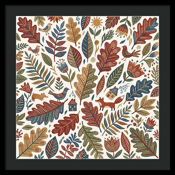 Folk Leaf Pattern Delight