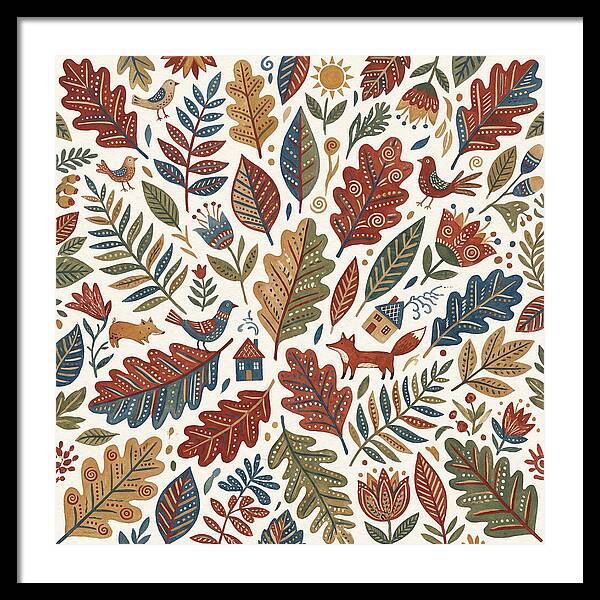 Folk Leaf Pattern Delight