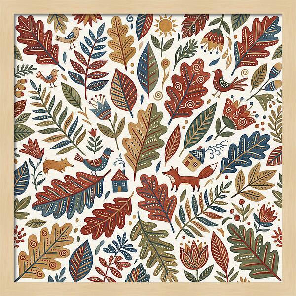 Folk Leaf Pattern Delight
