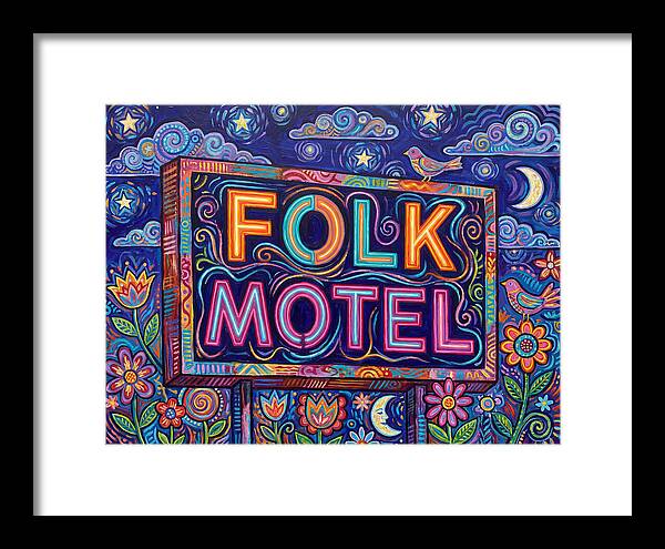 Folk Motel Neon Sign