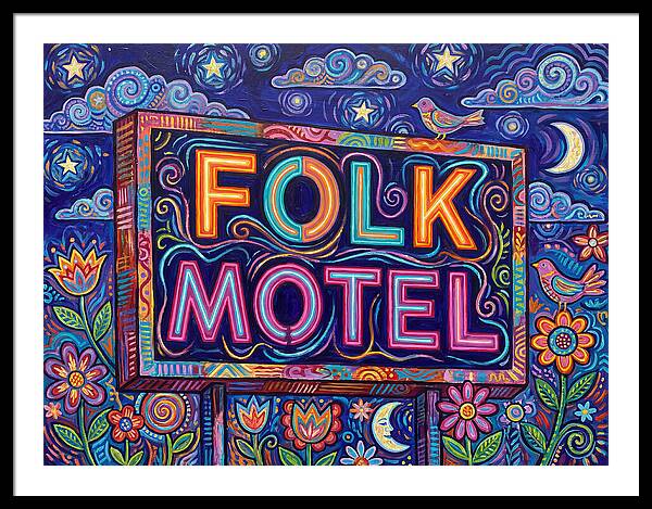 Folk Motel Neon Sign