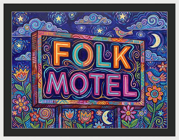 Folk Motel Neon Sign