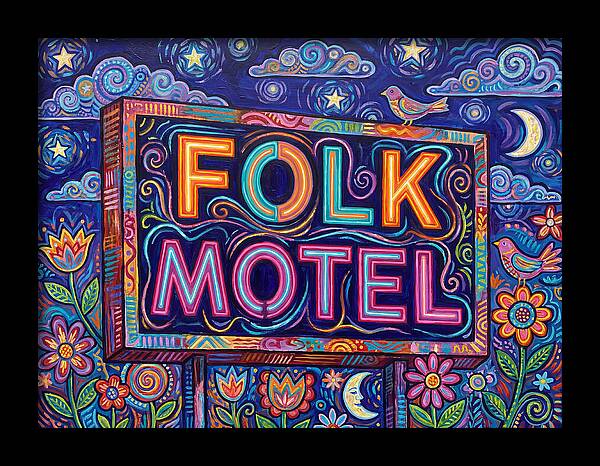 Folk Motel Neon Sign