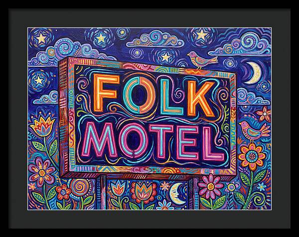 Folk Motel Neon Sign