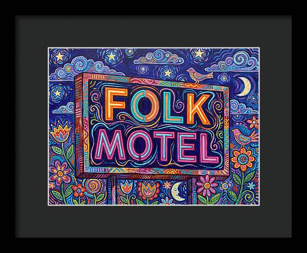 Folk Motel Neon Sign