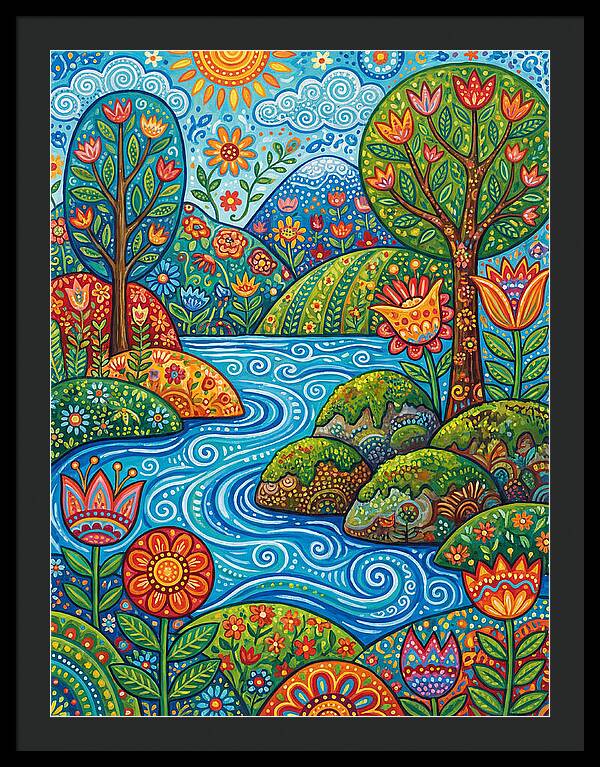 Folk Stream Landscape