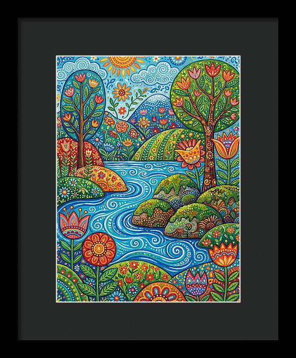 Folk Stream Landscape