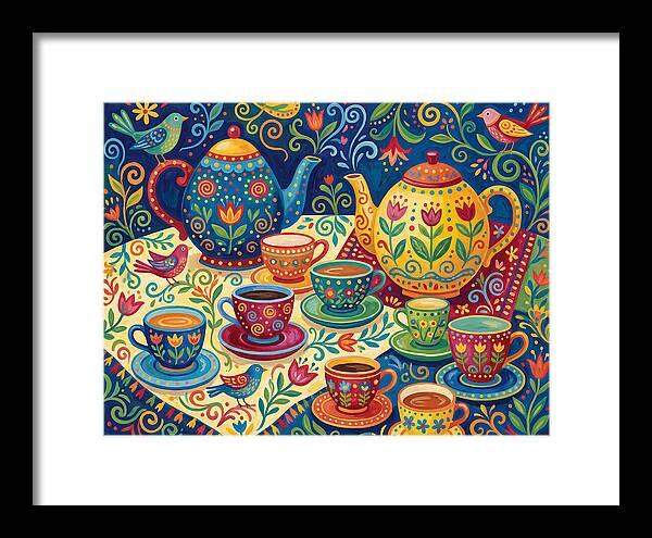 Folk Tea Set Delight