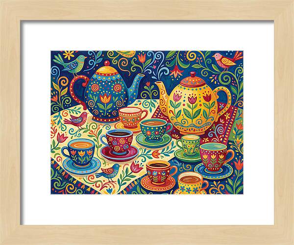 Folk Tea Set Delight