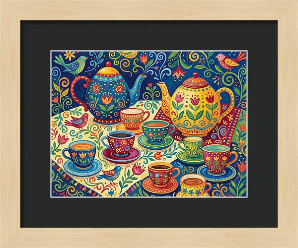 Folk Tea Set Delight