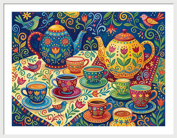 Folk Tea Set Delight