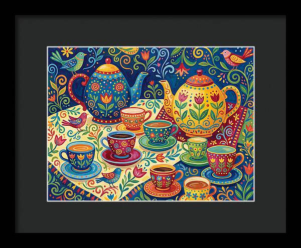 Folk Tea Set Delight