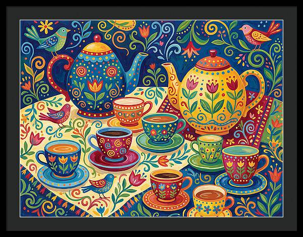 Folk Tea Set Delight