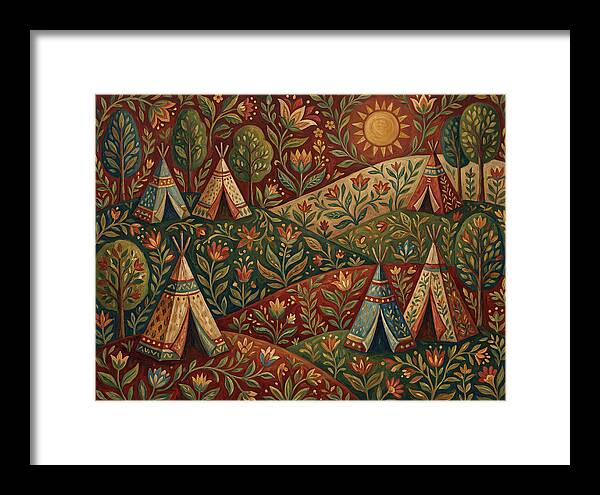 Folk Tent Landscape
