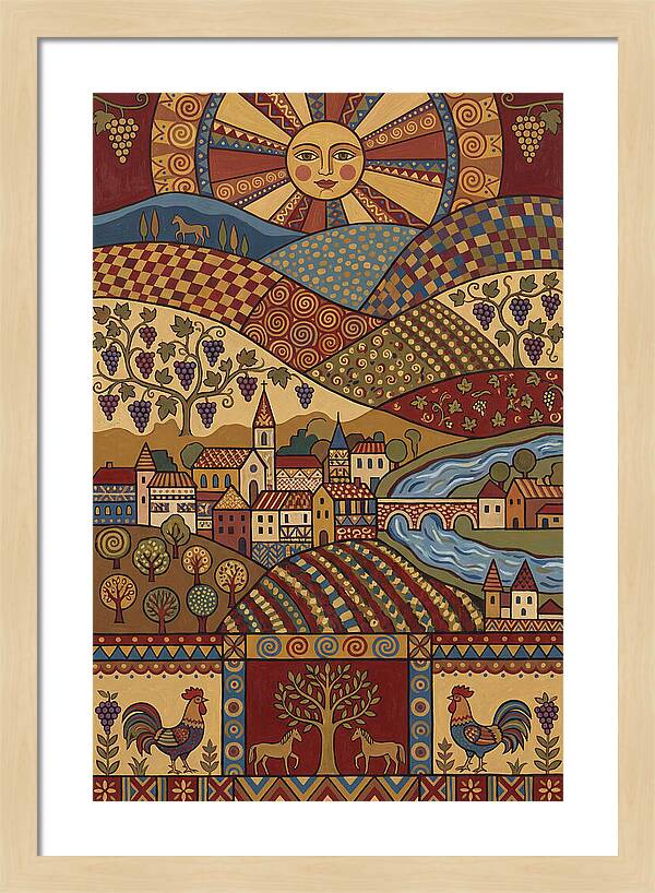 Folk Wine Landscape Harmony