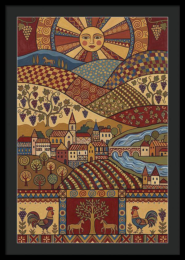 Folk Wine Landscape Harmony