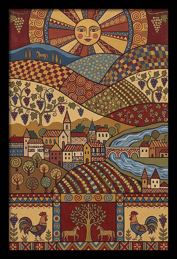 Folk Wine Landscape Harmony