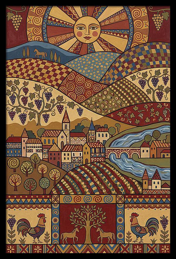 Folk Wine Landscape Harmony