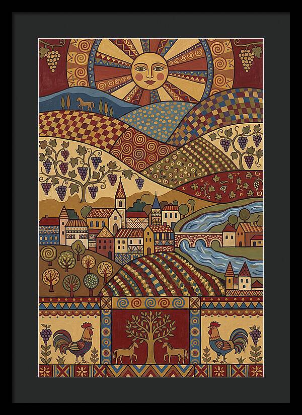 Folk Wine Landscape Harmony