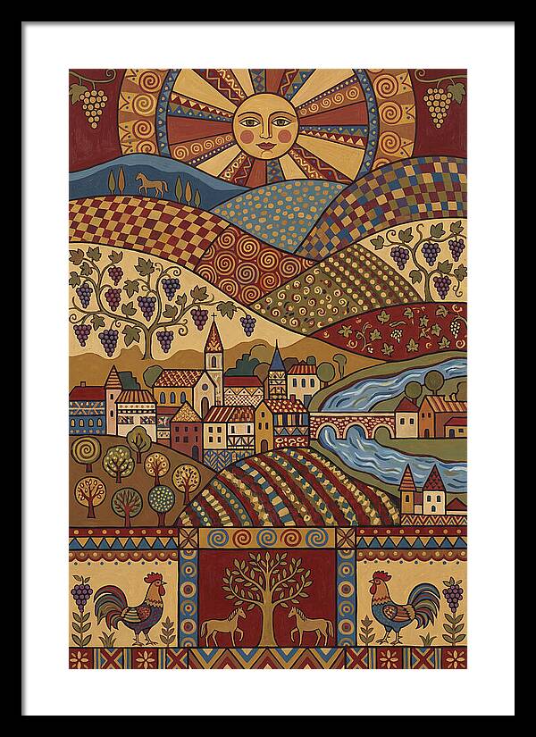 Folk Wine Landscape Harmony
