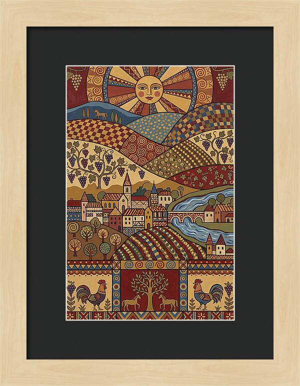 Folk Wine Landscape Harmony