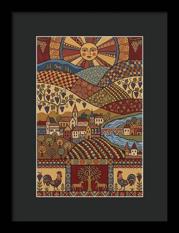Folk Wine Landscape Harmony
