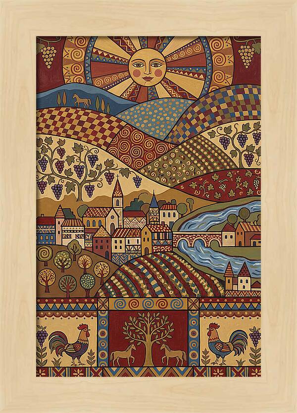 Folk Wine Landscape Harmony