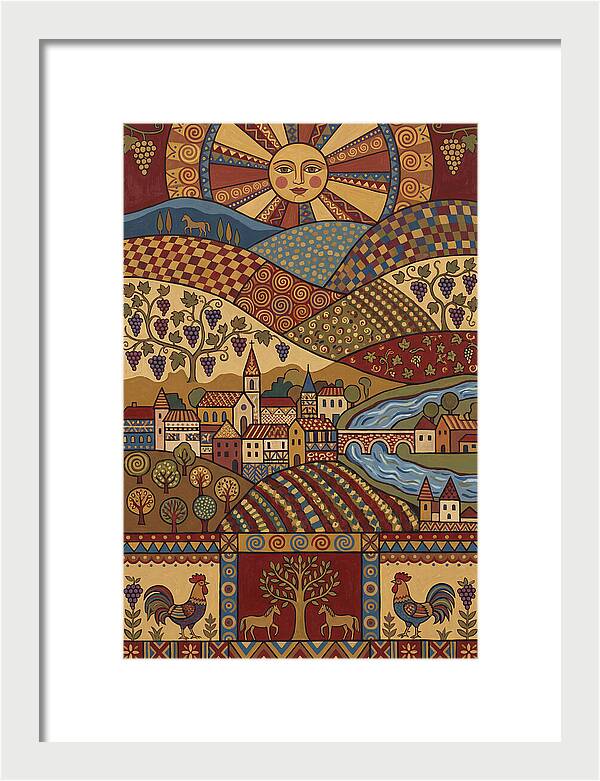 Folk Wine Landscape Harmony