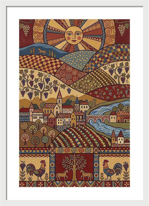 Folk Wine Landscape Harmony
