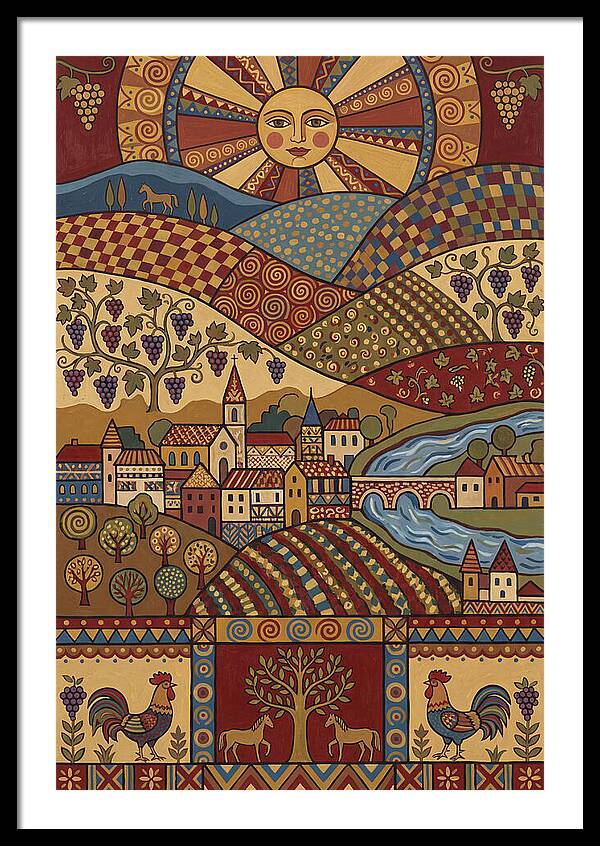 Folk Wine Landscape Harmony