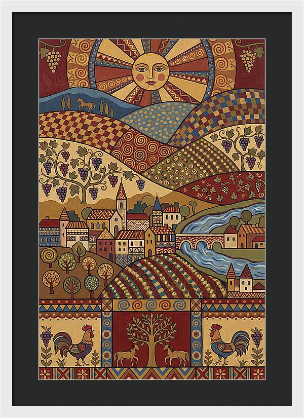 Folk Wine Landscape Harmony