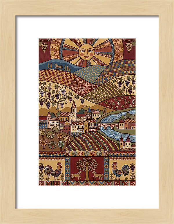 Folk Wine Landscape Harmony