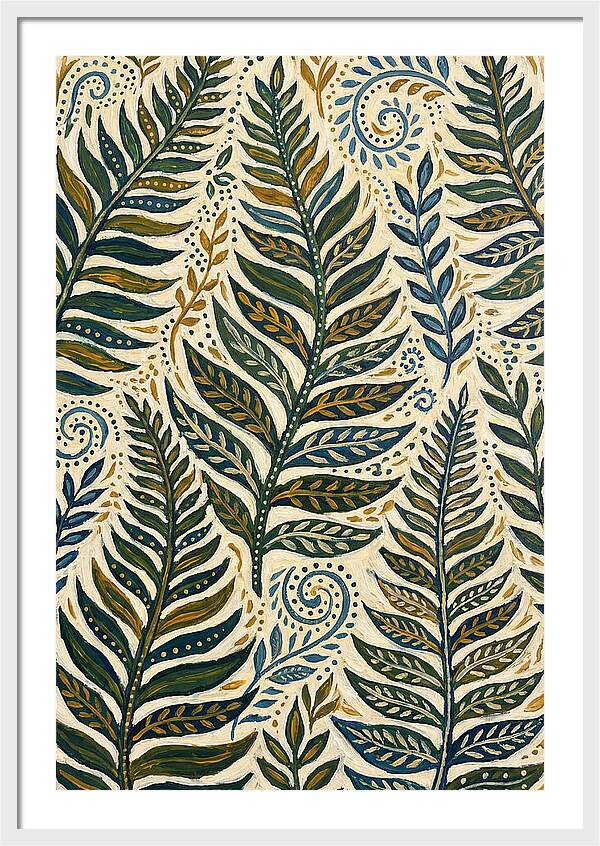 Folkinspired Fern Patterns
