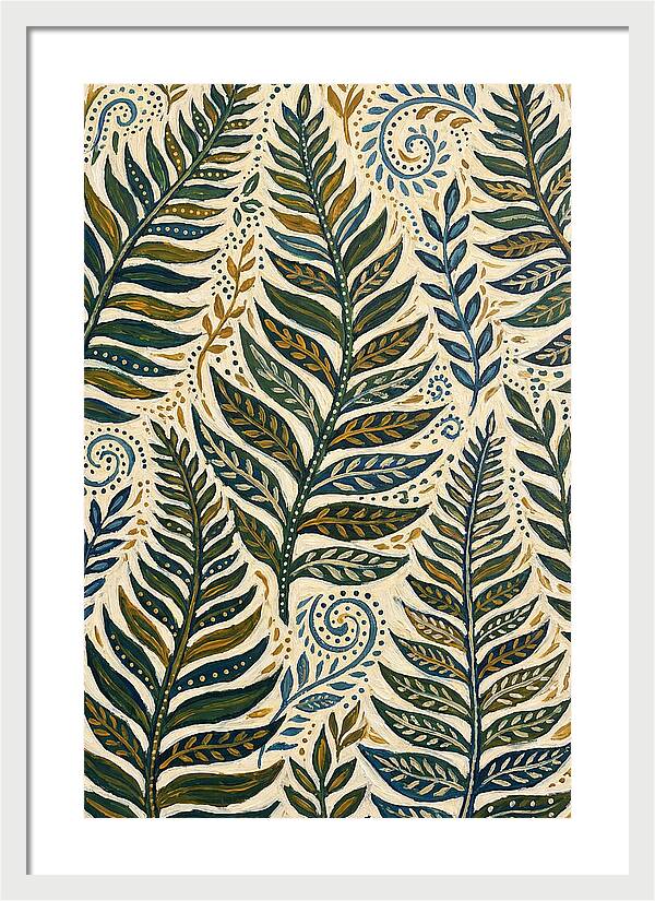 Folkinspired Fern Patterns