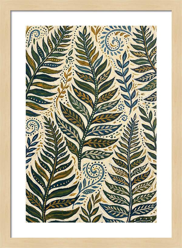 Folkinspired Fern Patterns