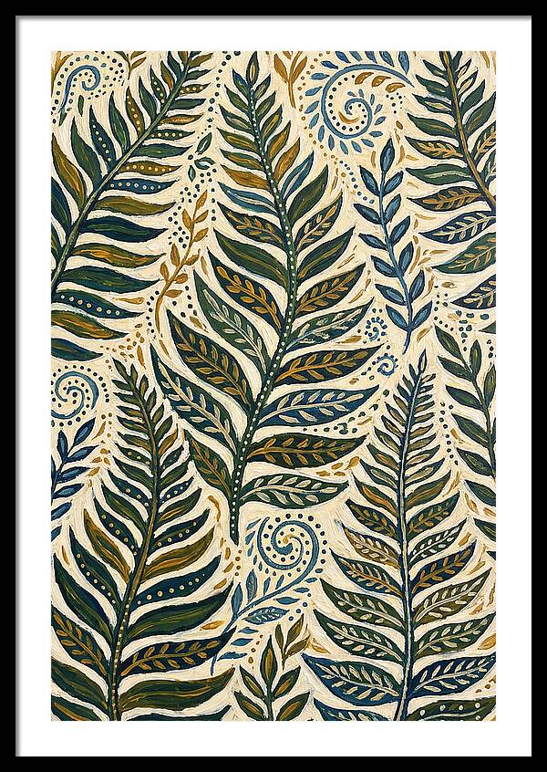 Folkinspired Fern Patterns