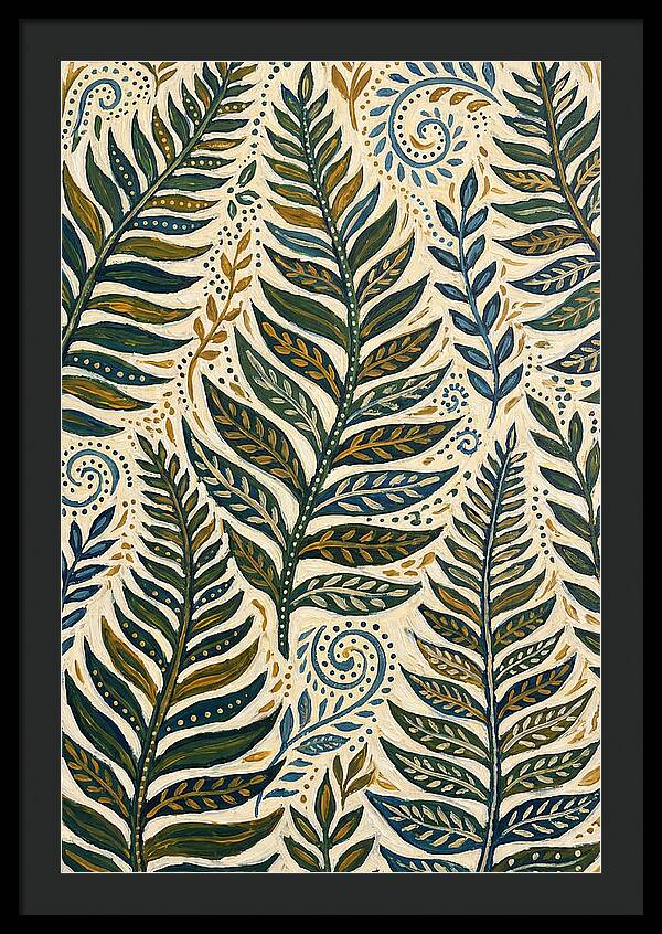 Folkinspired Fern Patterns
