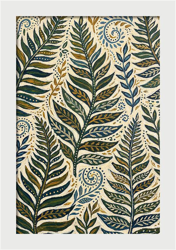 Folkinspired Fern Patterns
