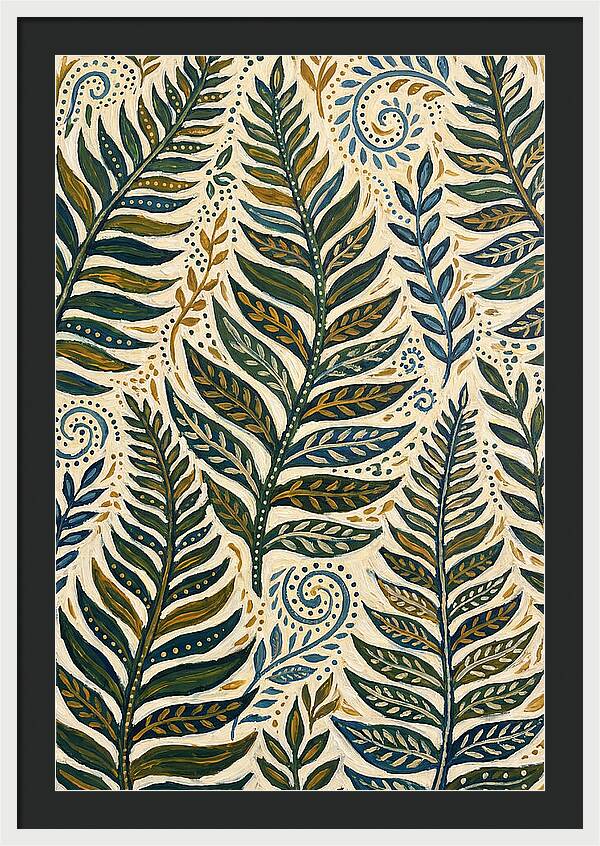 Folkinspired Fern Patterns