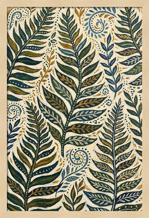 Folkinspired Fern Patterns