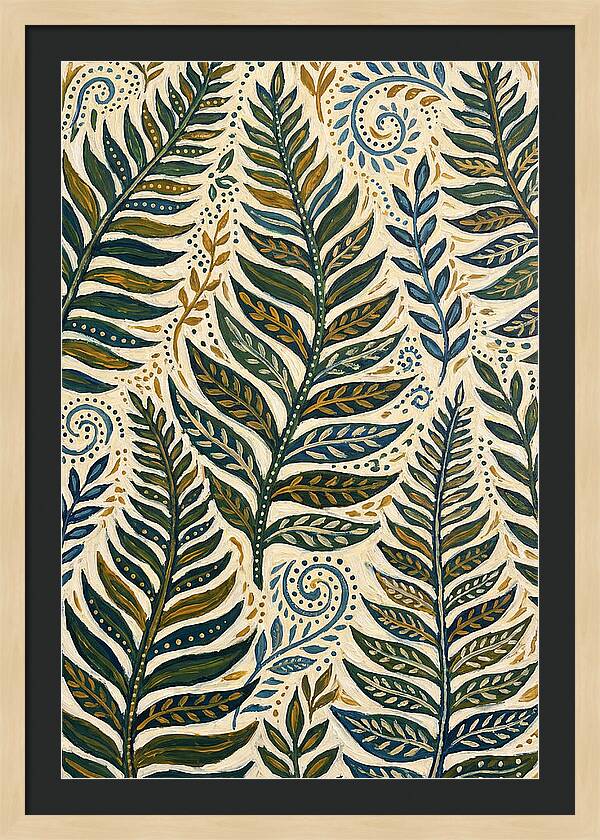 Folkinspired Fern Patterns