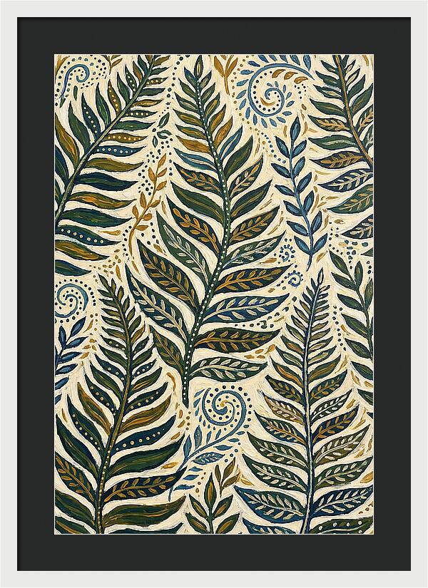 Folkinspired Fern Patterns